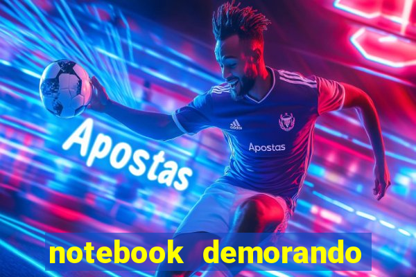 notebook demorando para ligar tela preta